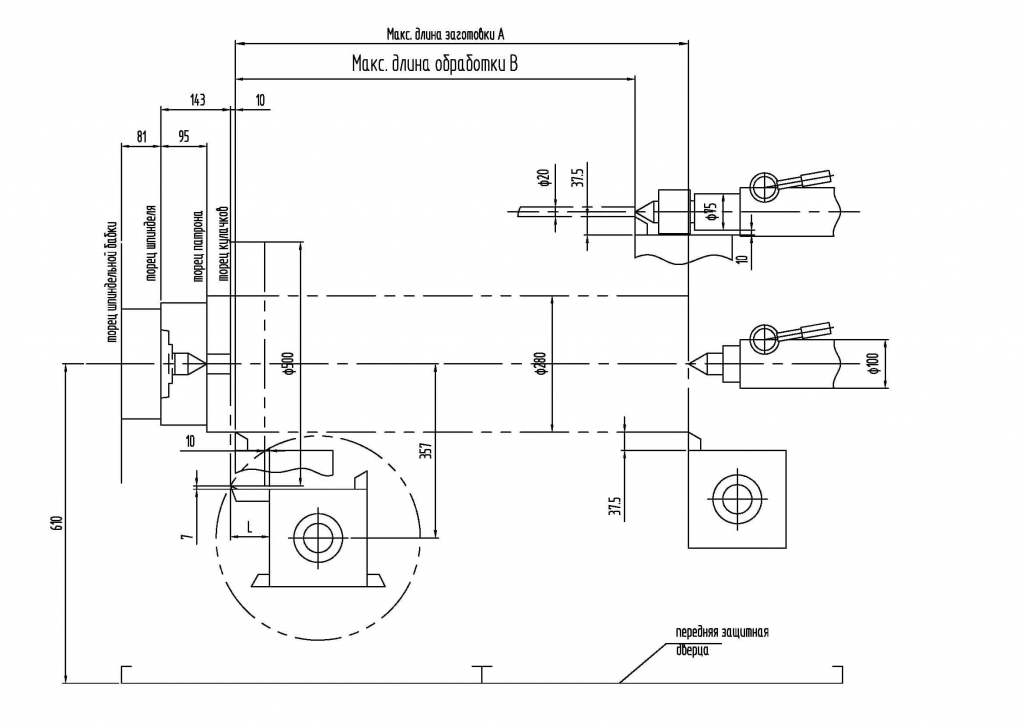 Токарный станок с ЧПУ DMTG CKE 6180 Токарный станок с ЧПУ DMTG CKE 6180