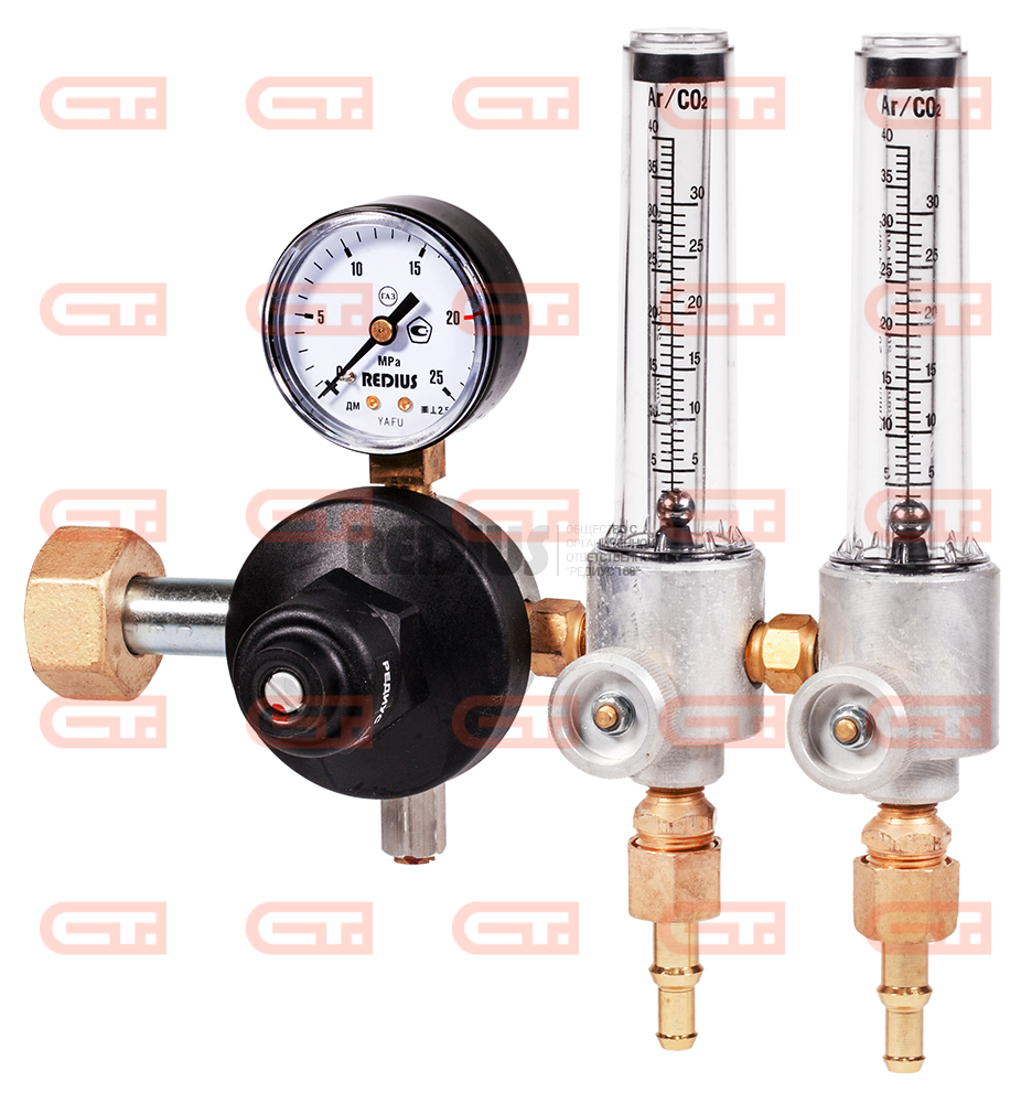 Redius У-30/АР-40-КР1-Р2 Универсальный регулятор расхода газа, латунь — Станкоинком