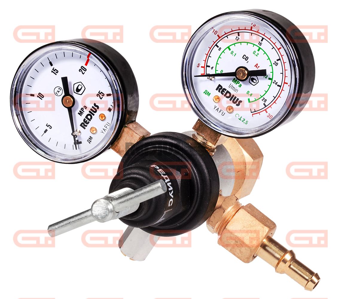 Redius У-30/АР-40-КР1-м Универсальный регулятор расхода газа, латунь — Станкоинком