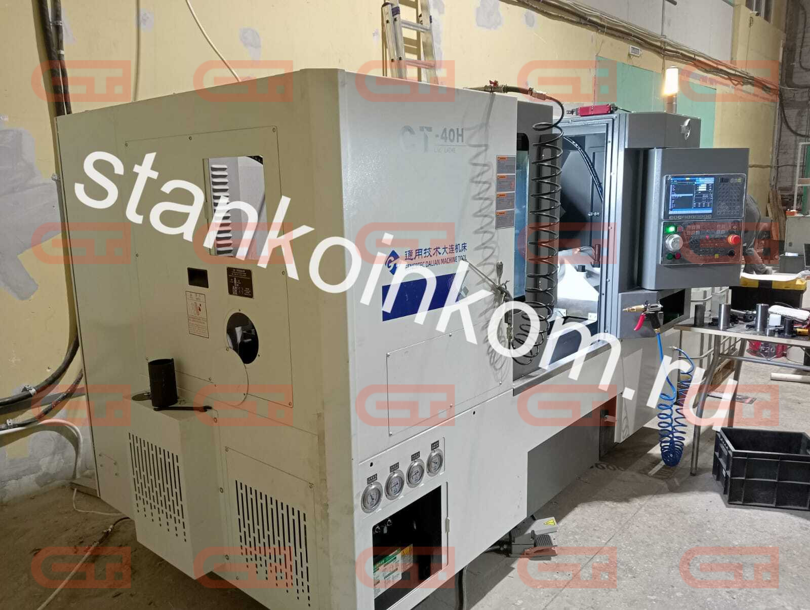 Токарный станок с ЧПУ и приводным инструментом DMTG CT40H