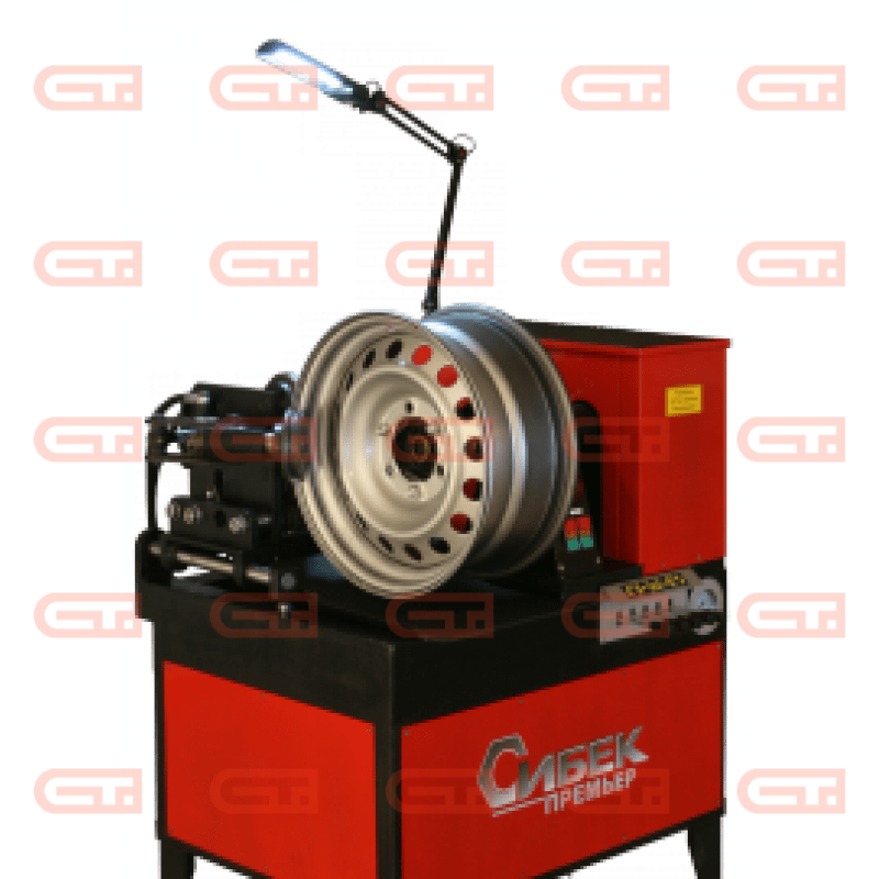 Сибек Премьер-Гидравлик Стенд для правки стальных дисков 13-17" — Станкоинком