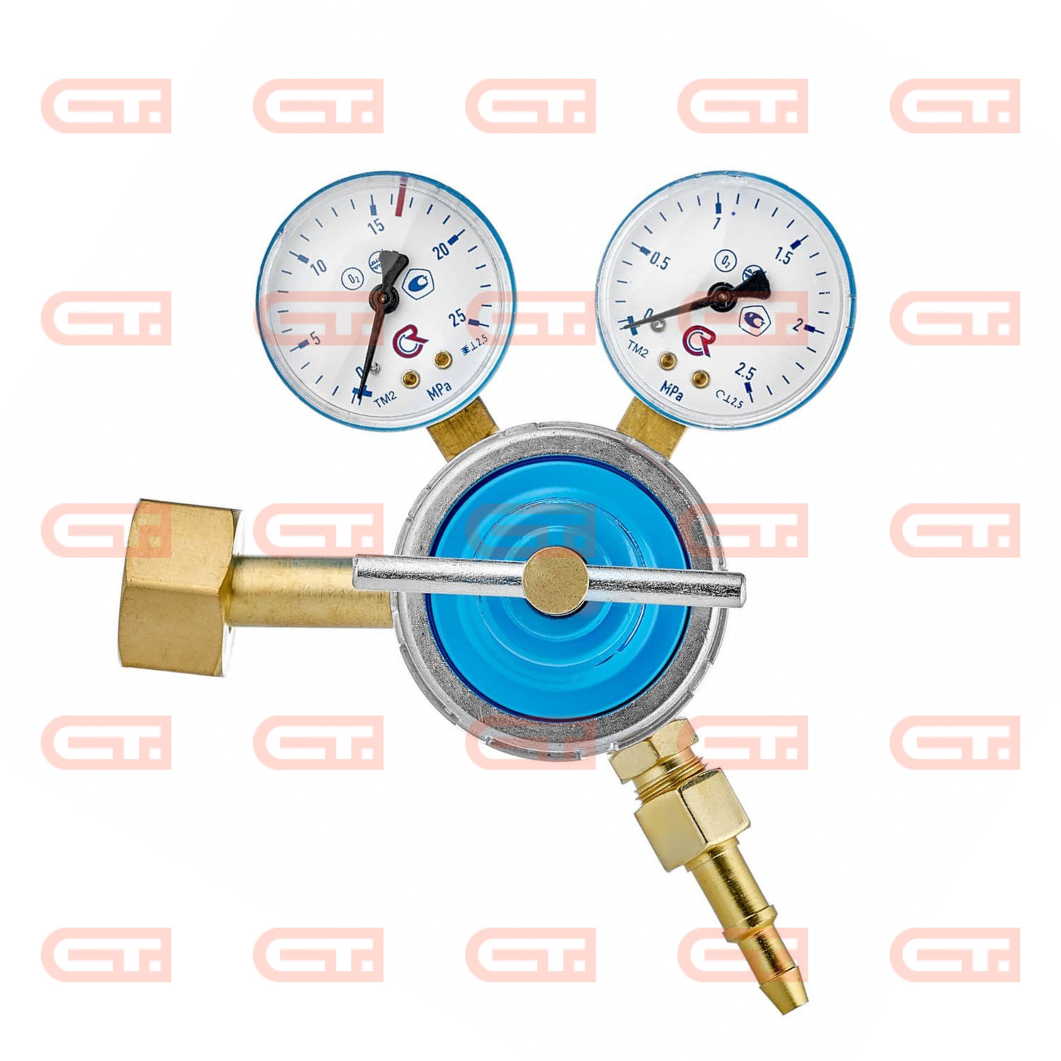 ПТК БКО-50-4 (001.010.114) Кислородный редуктор, латунь — Станкоинком