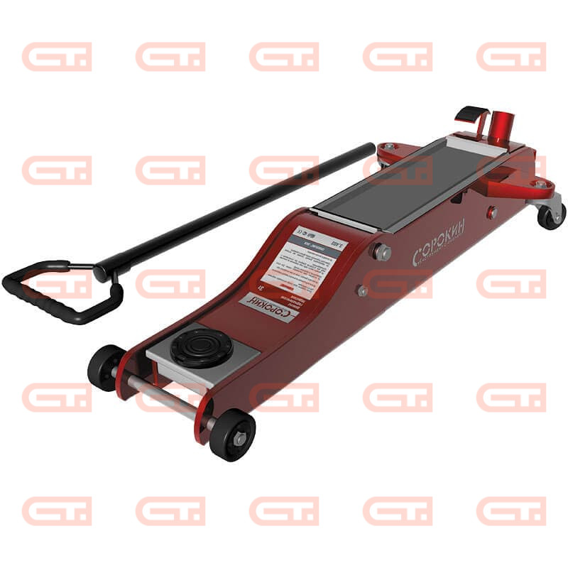 3,0т Сорокин 3.403 Домкрат подкатной CrocoLine Jack 140-610мм — Станкоинком
