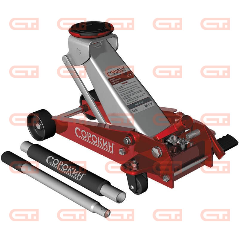 3,5т Сорокин 3.432 Домкрат подкатной Frog Line 135-495мм — Станкоинком