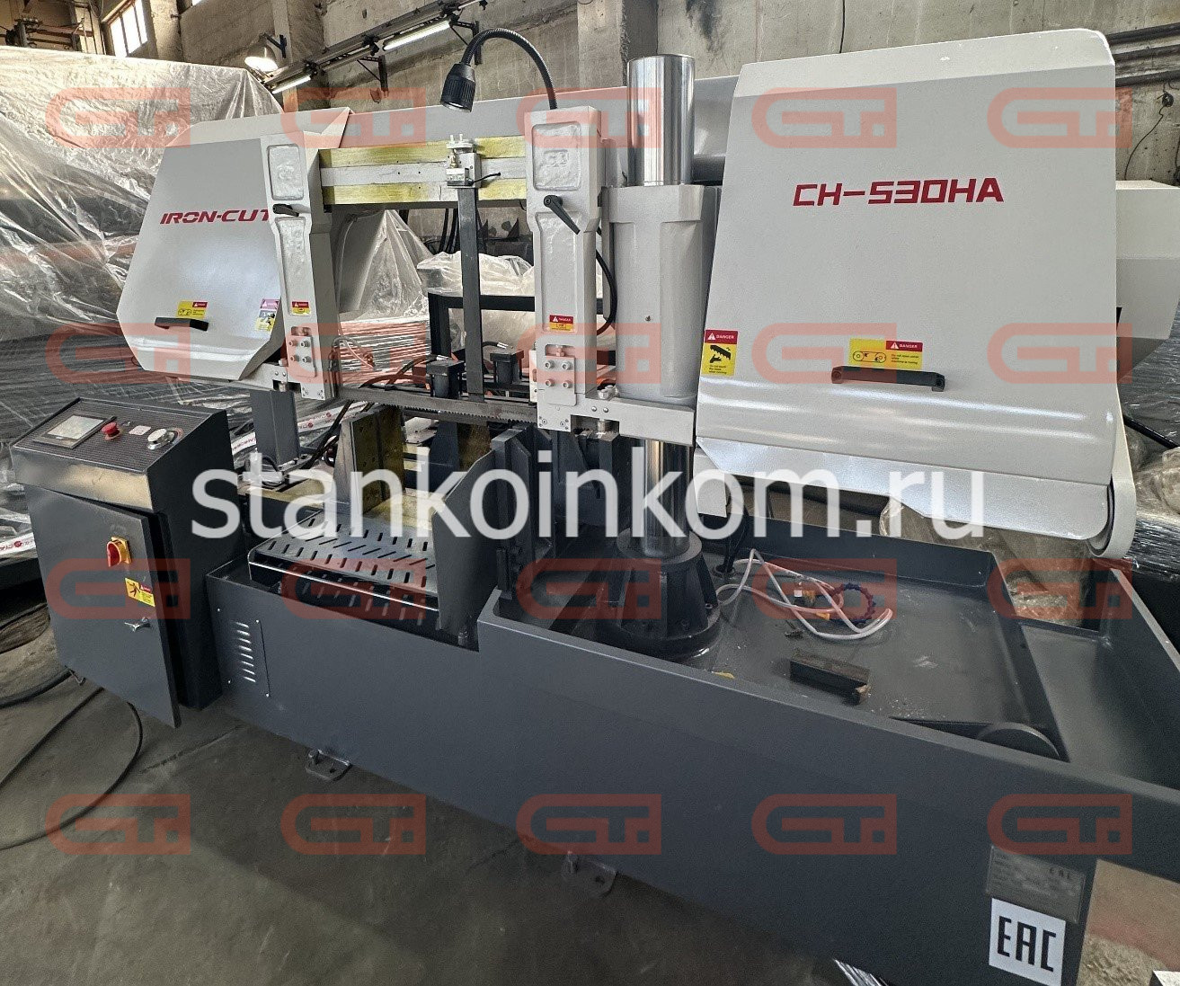 Автоматический колонный ленточнопильный станок IRON-CUT CH-530HA (CH-500HA gz4256) 