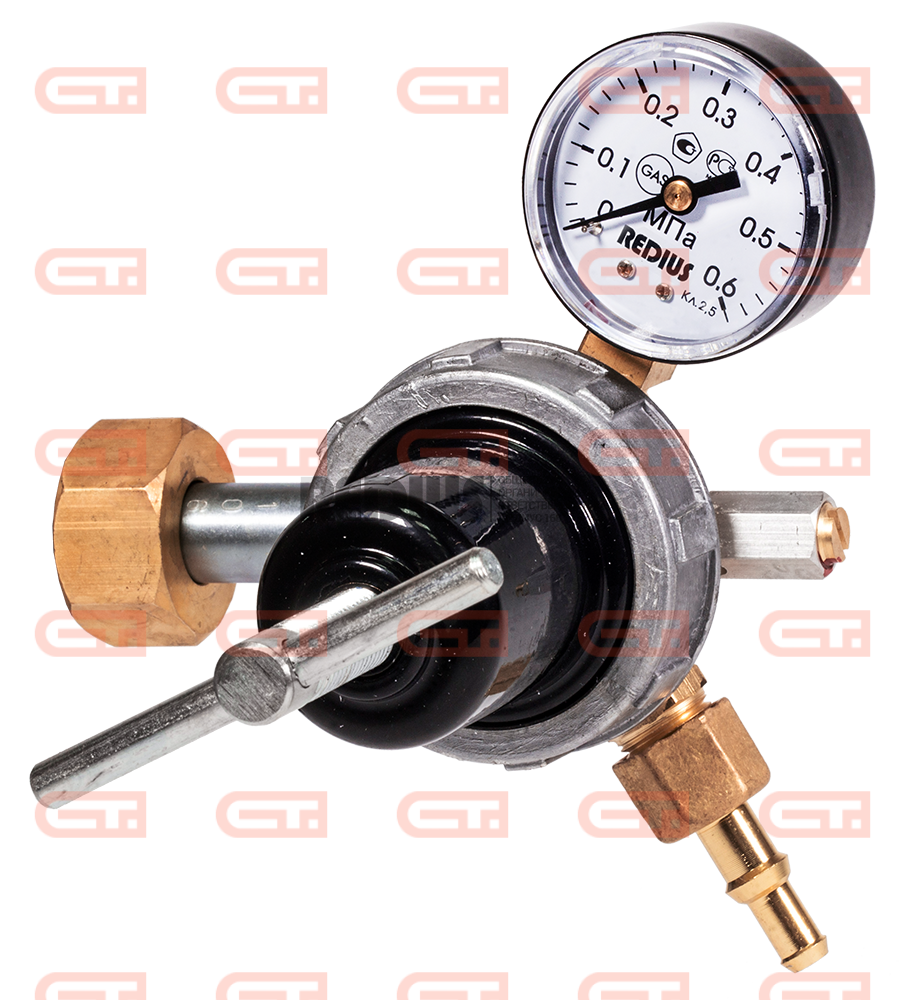 Redius БУО-5-4 Углекислотный редуктор, латунь — Станкоинком