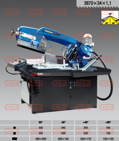 Станок ленточнопильный Pilous ARG 330 Plus H.F. 