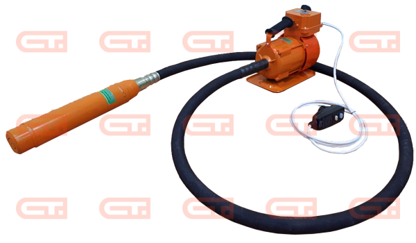 Вибромаш ВИ-1-16-3 (220В, вал 3м, булава 76мм) глубинный вибратор — Станкоинком
