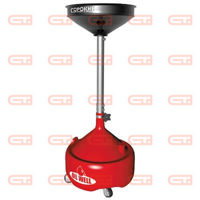 Сорокин 11.10 Маслосборный передвижной пластиковый бак 30л. — Станкоинком