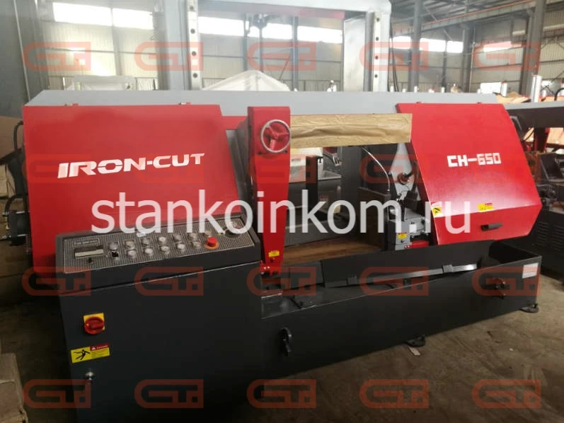 Колонный полуавтомат ленточнопильный станок IRON-CUT CH-650 (g4265)