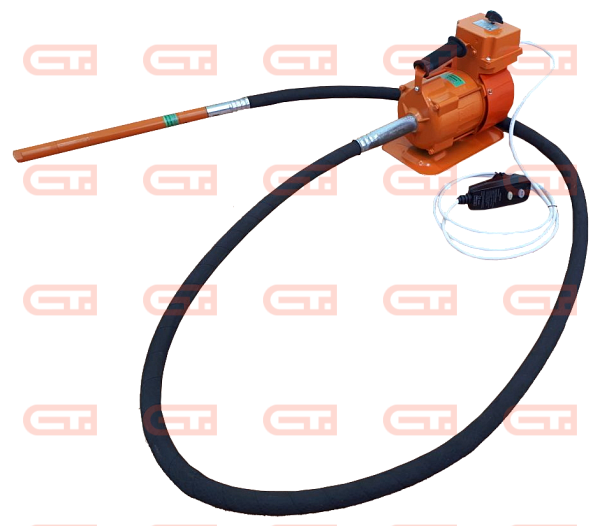 Вибромаш ВИ-1-13-3 (220В, вал 3м, булава 38мм) глубинный вибратор — Станкоинком
