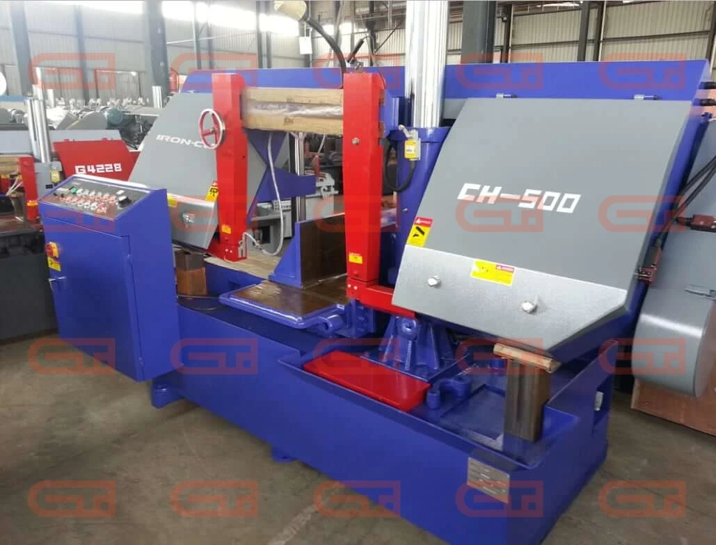 Колонный полуавтоматический ленточнопильный станок IRON-CUT CH-5085