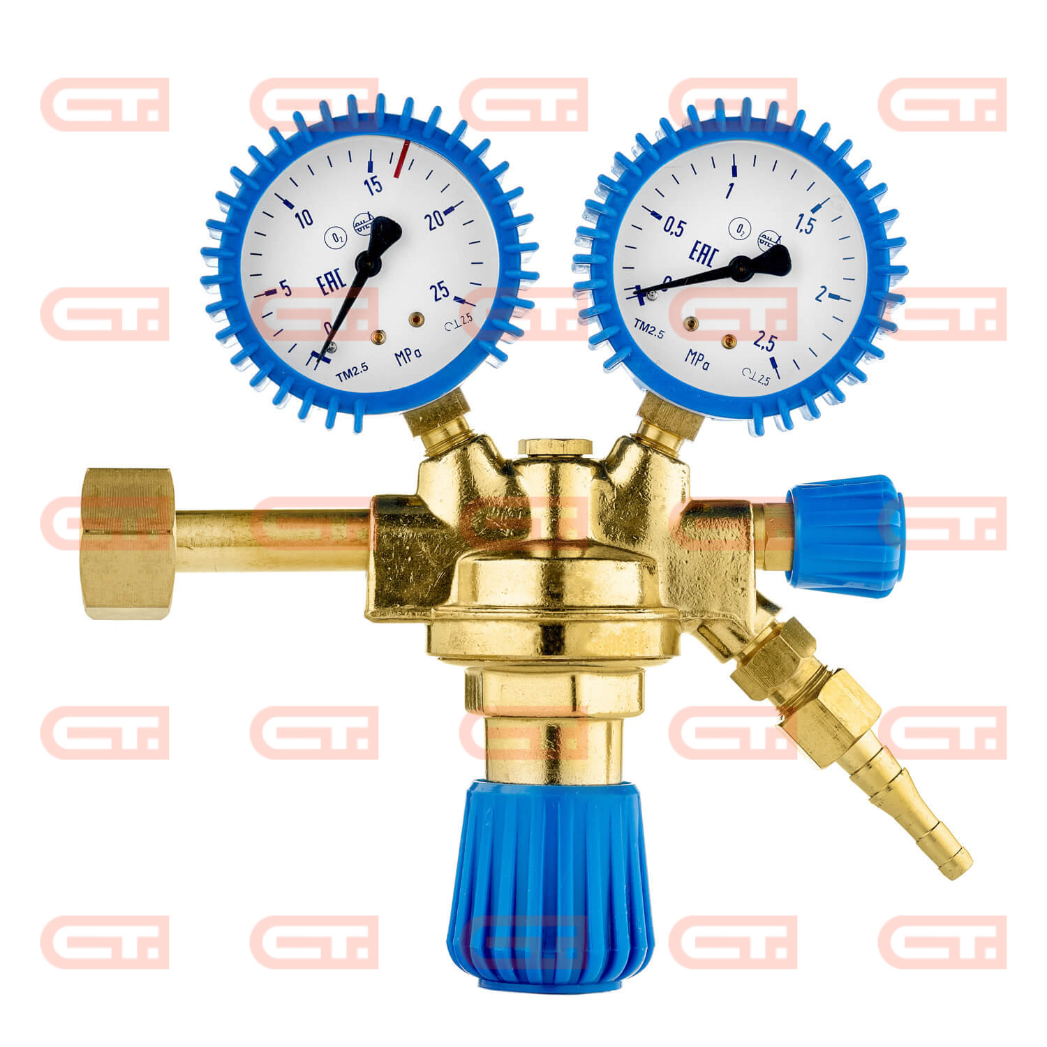 ПТК БКО-50-КР-И (001.010.108) Кислородный редуктор, латунь — Станкоинком