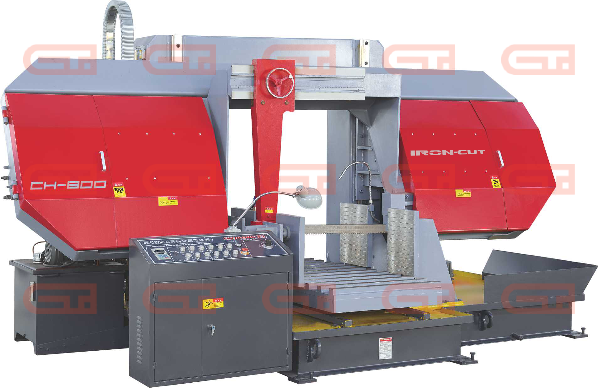 Ленточнопильный станок колонный полуавтомат IRON-CUT CH-800