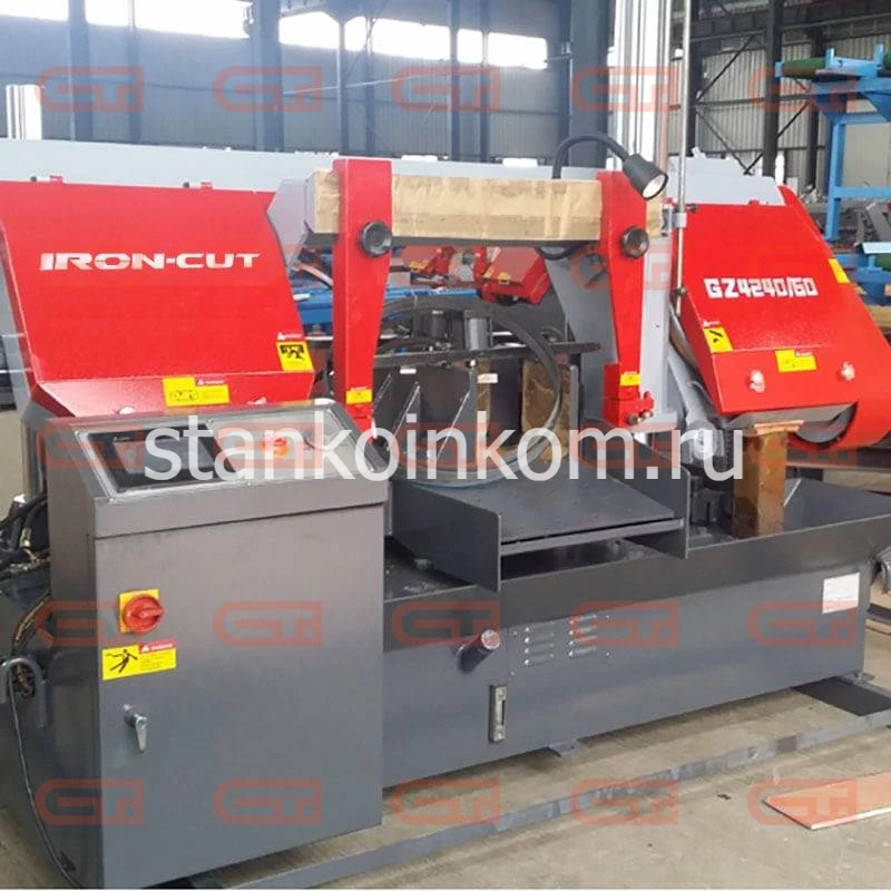 Колонный полуавтоматический ленточнопильный станок IRON-CUT CH-4070 (g4240) 
