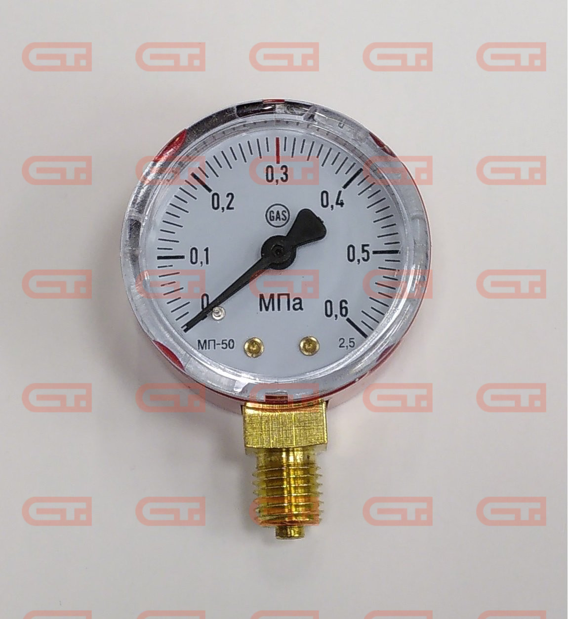 Манометр пропановый МП-50 (0-0,6 МПа) ТМ2, М12х1,5, на редуктор — Станкоинком
