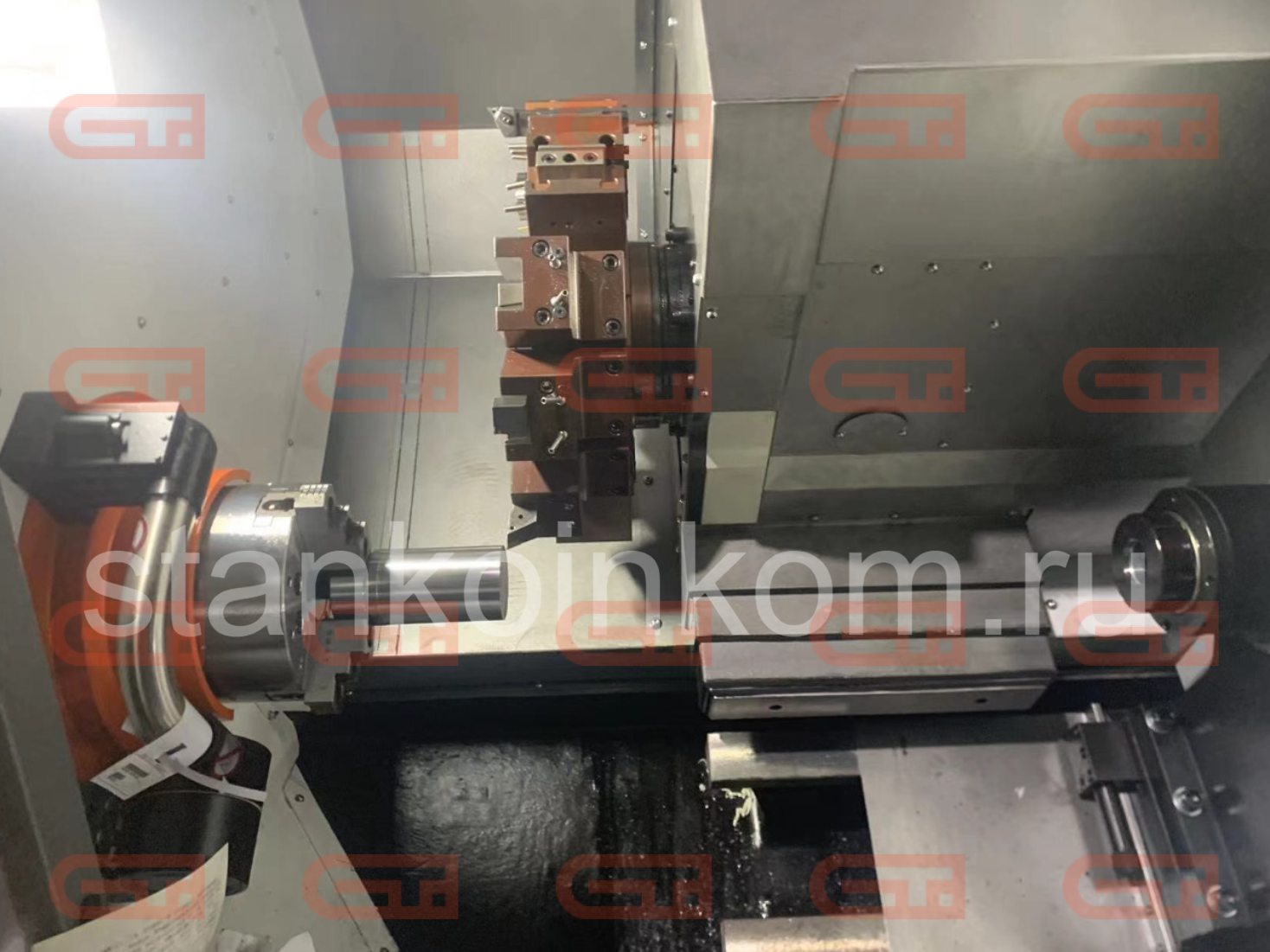 Токарный станок EverX LT-50HY с приводным инструментом и осью Y