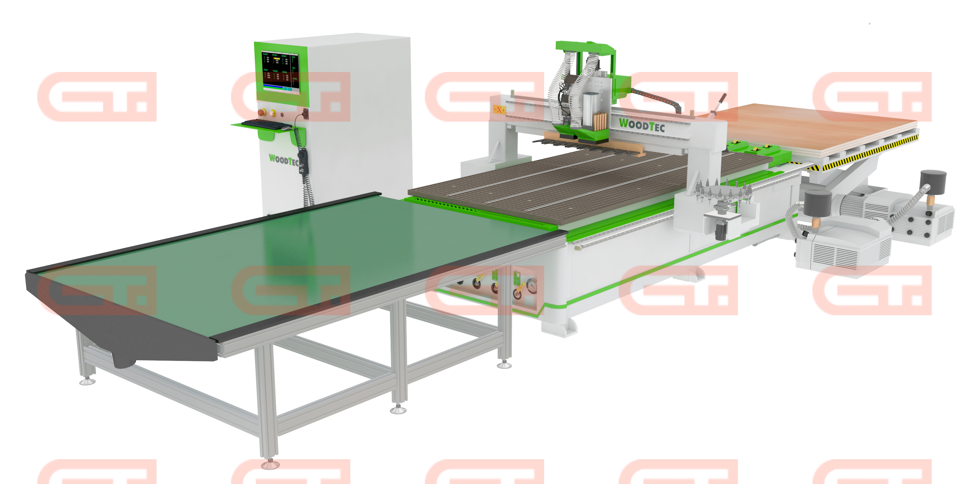 WoodTec HA 2030 QP Фрезерно-гравировальный станок с ЧПУ