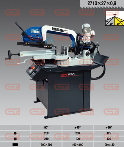 Станок ленточнопильный Pilous ARG 250 