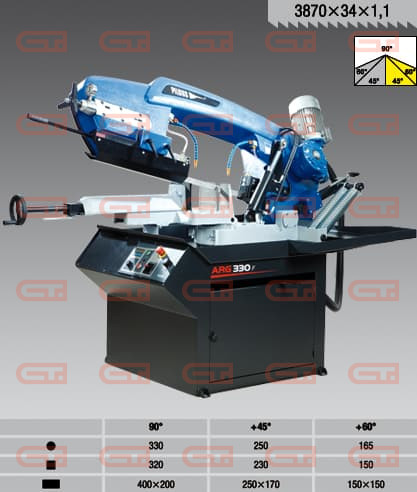 Станок ленточнопильный Pilous ARG 330 F