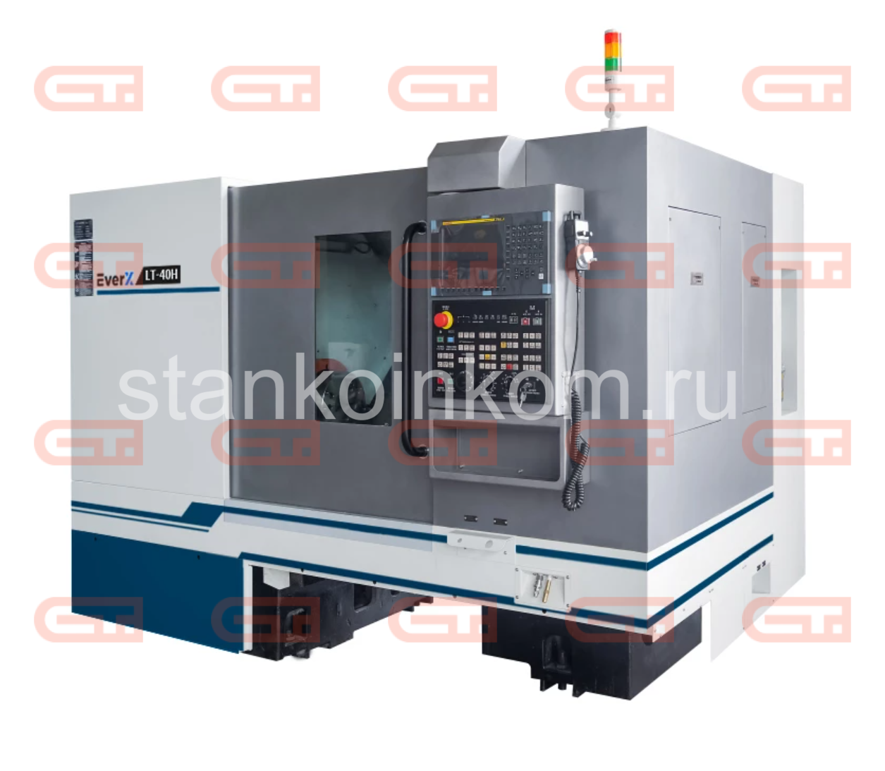 Токарный станок с приводным инструментом EverX LT-40H 