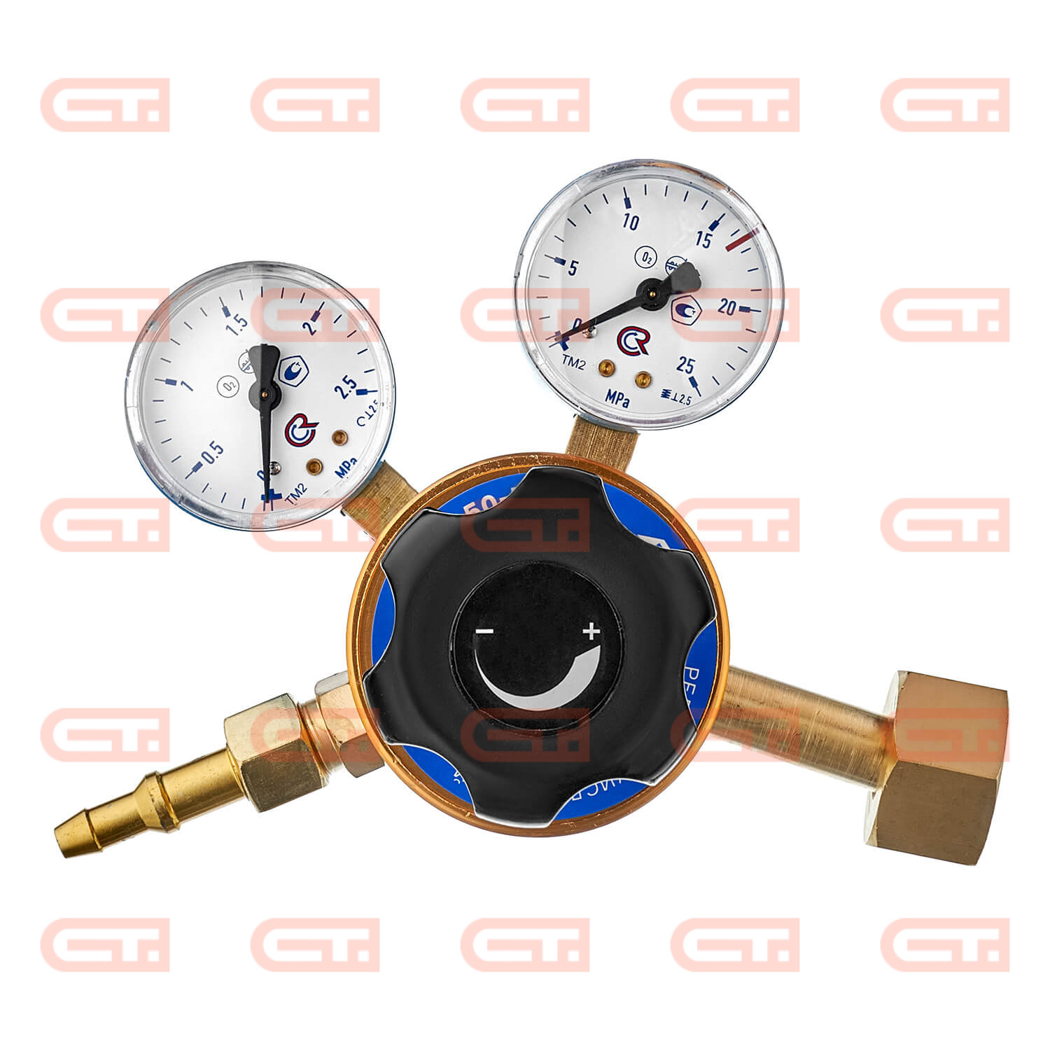 ПТК БКО-50-КР-4 (001.010.107) Кислородный редуктор, латунь — Станкоинком