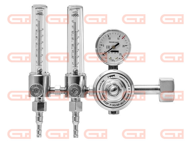 КЕДР У-30/АР-40/2 PRIME Универсальный регулятор расхода газа, 2 ротамера — Станкоинком