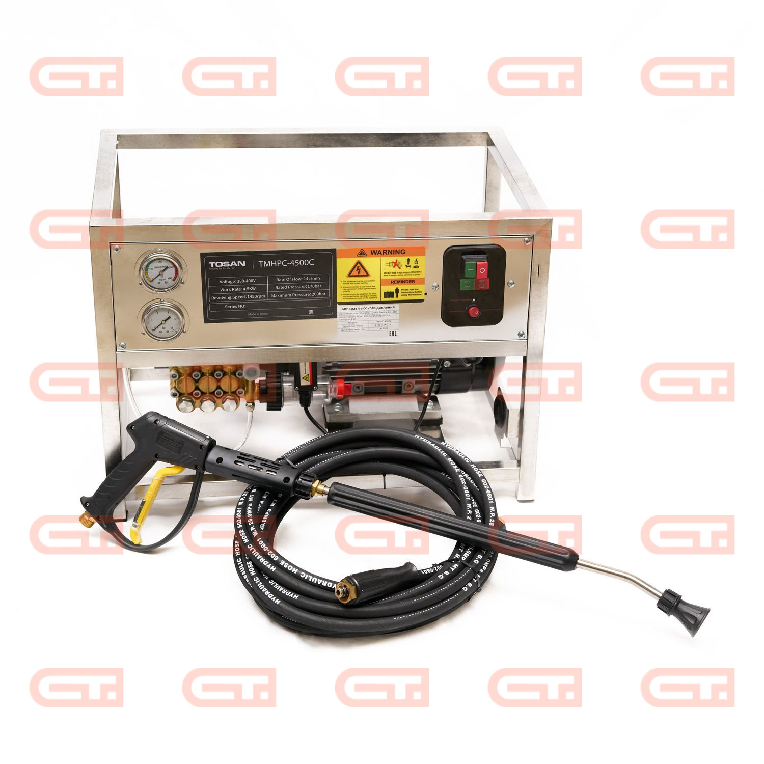 Rossvik TMHPC-4500C Мойка высокого давления проф. 380В, стационарная — Станкоинком