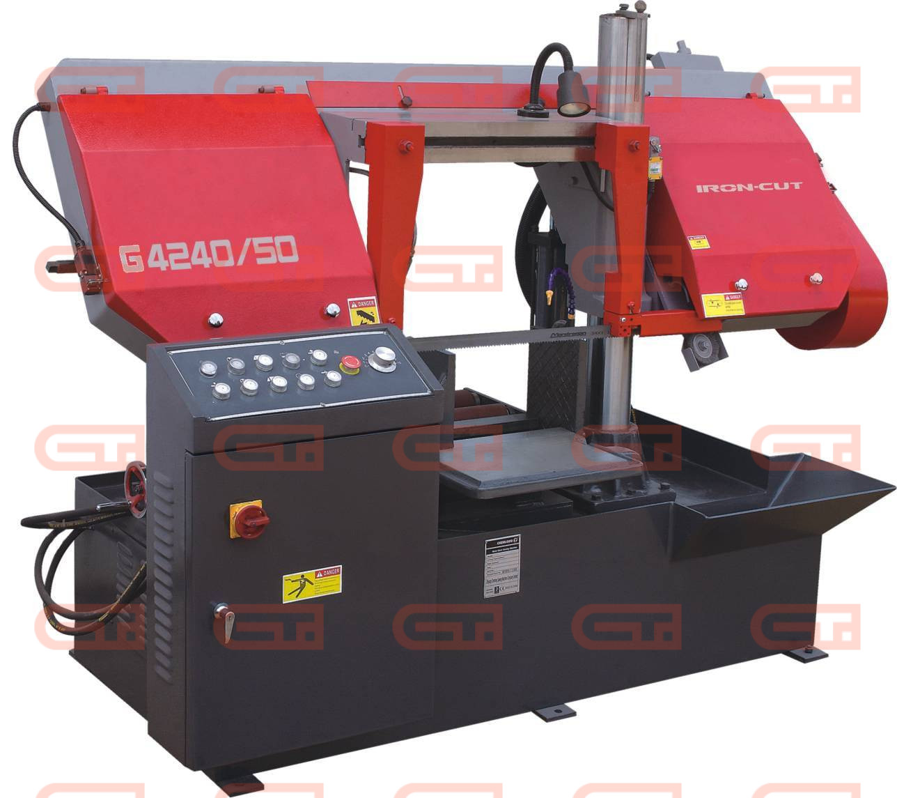 Колонный полуавтоматический ленточнопильный станок IRON-CUT CH-400