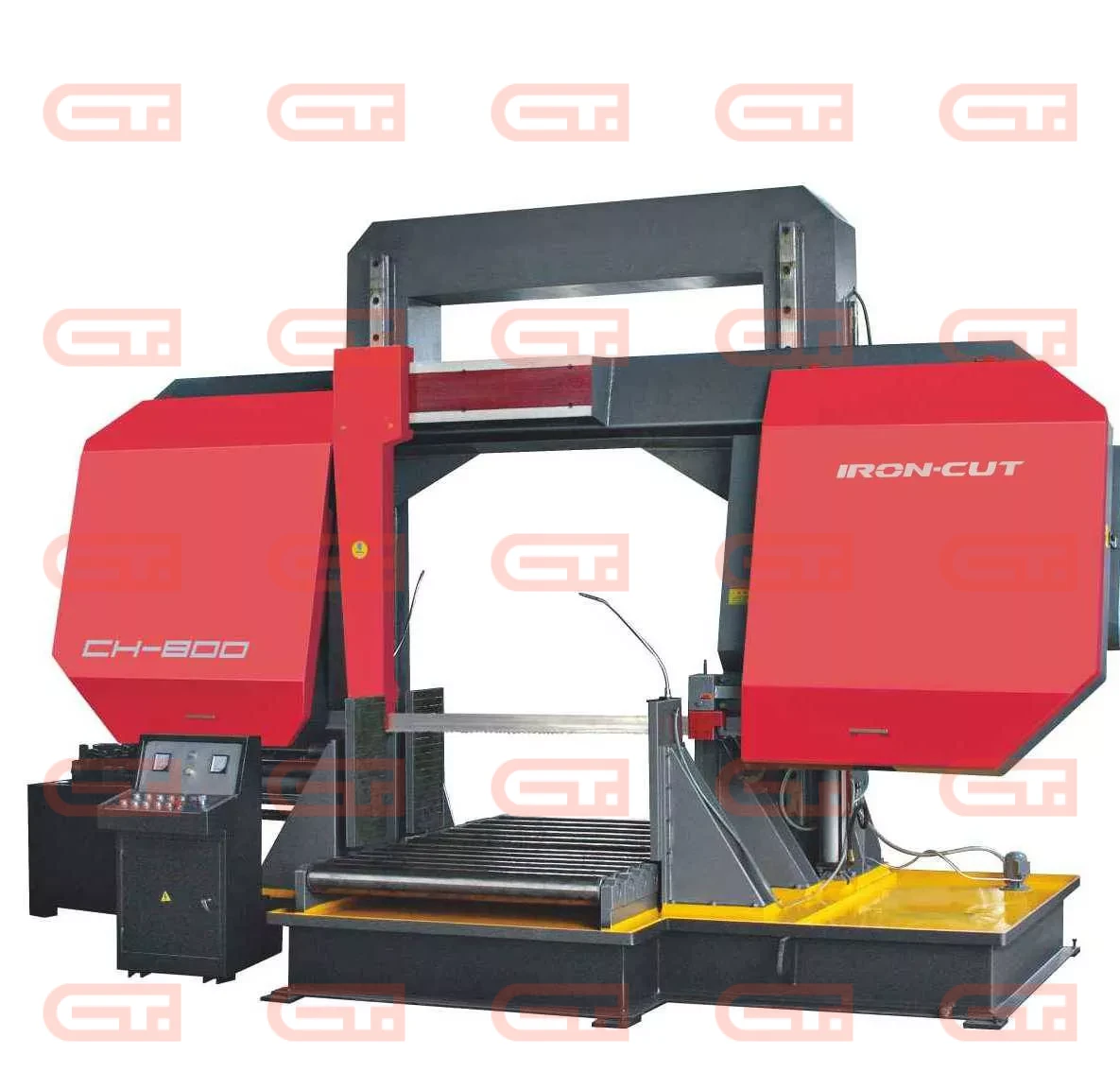 Ленточнопильный станок колонный полуавтомат IRON-CUT CH-800