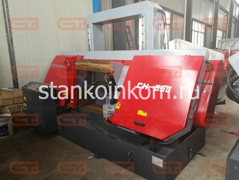 Колонный полуавтомат ленточнопильный станок IRON-CUT CH-650 (g4265)
