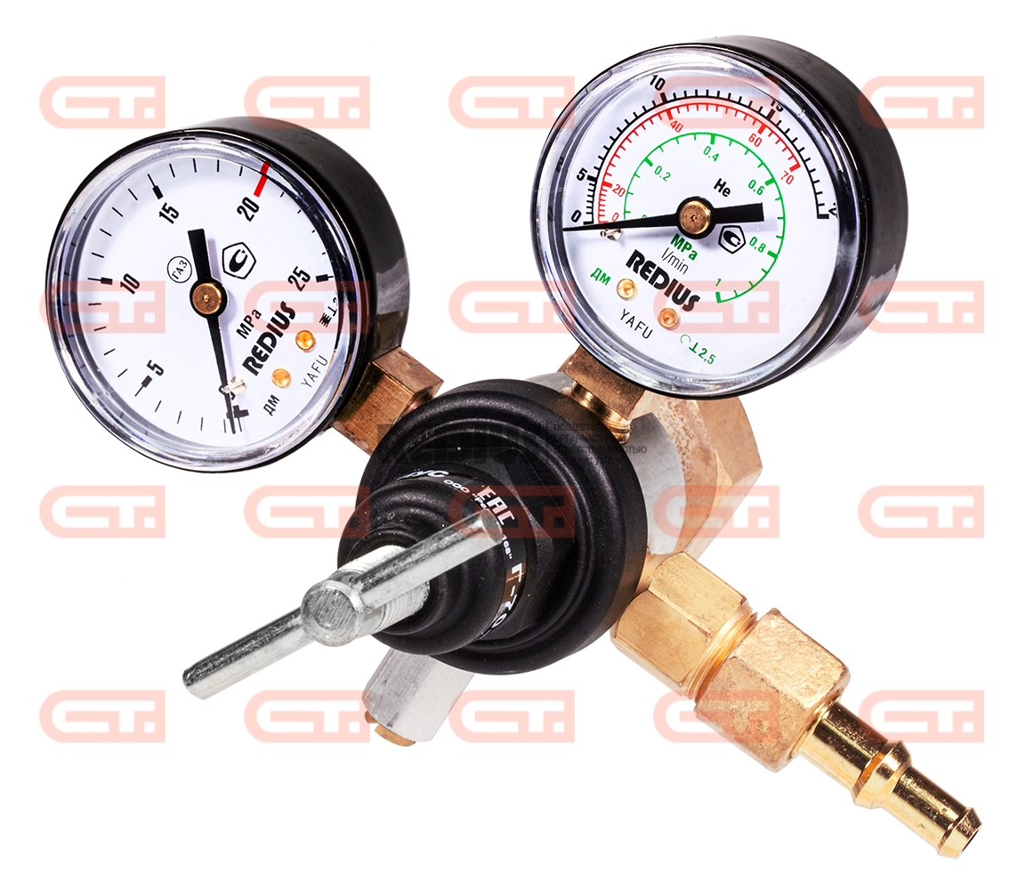 Redius Г-70-КР1-м Гелиевый регулятор расхода газа, латунь — Станкоинком