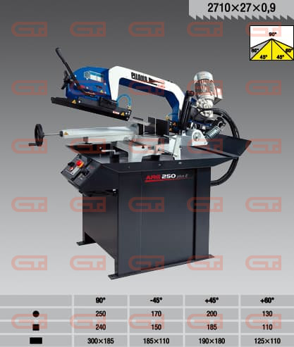 Станок ленточнопильный Pilous ARG 250 Plus E 