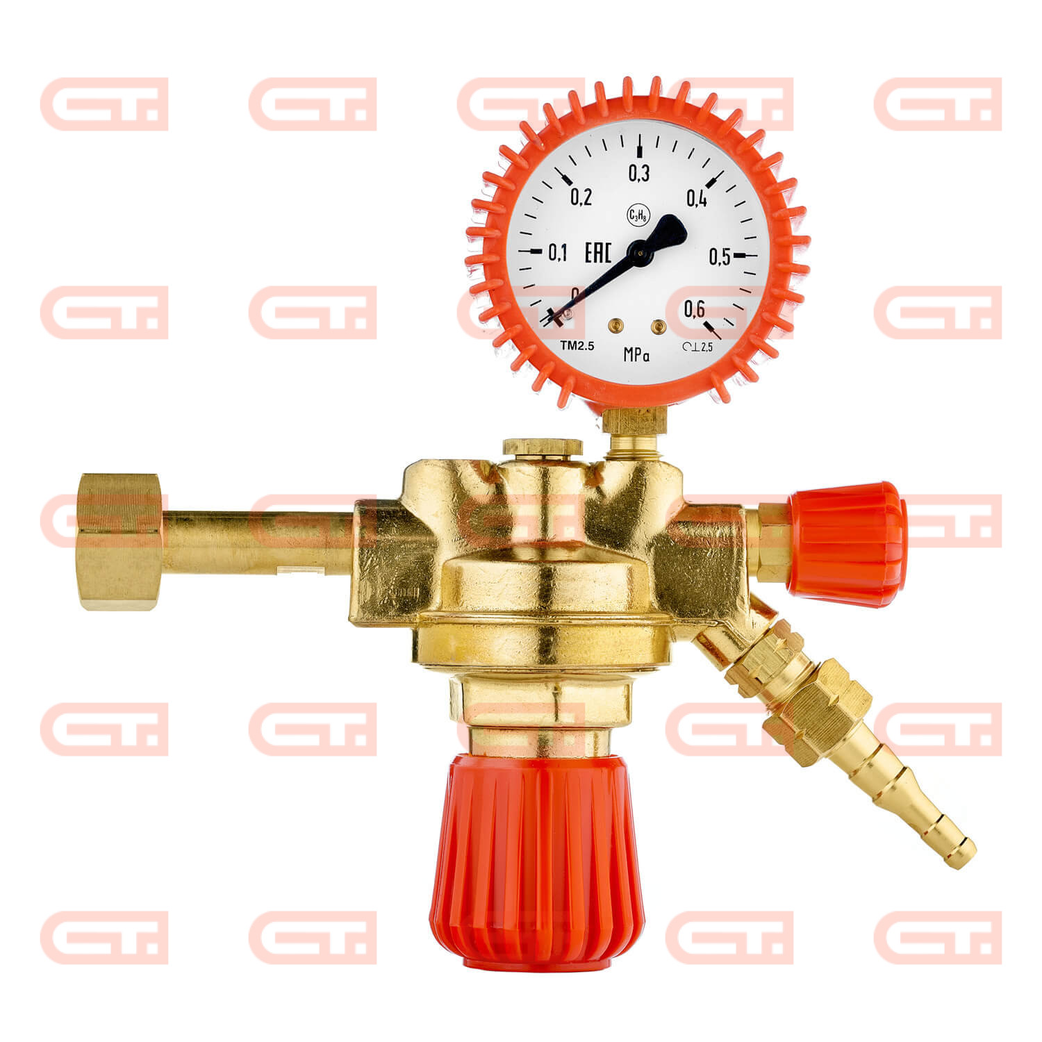 ПТК БПО-5-КР-И (001.010.210) Пропановый редуктор, латунь — Станкоинком