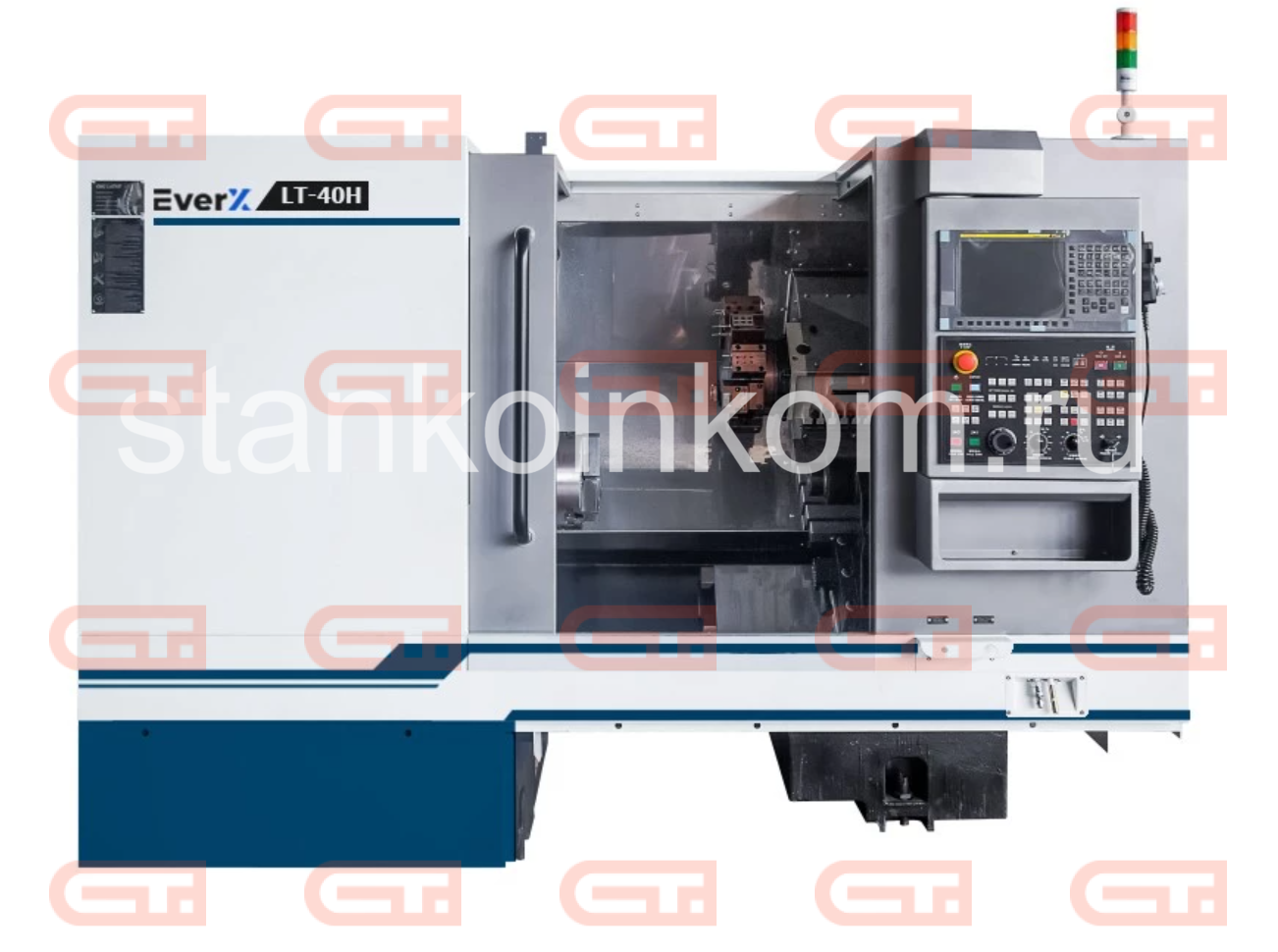 Токарный станок с приводным инструментом EverX LT-50H 