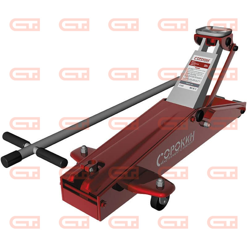 20,0т Сорокин 3.420 Домкрат подкатной CrocoLine Jack 220-680мм — Станкоинком