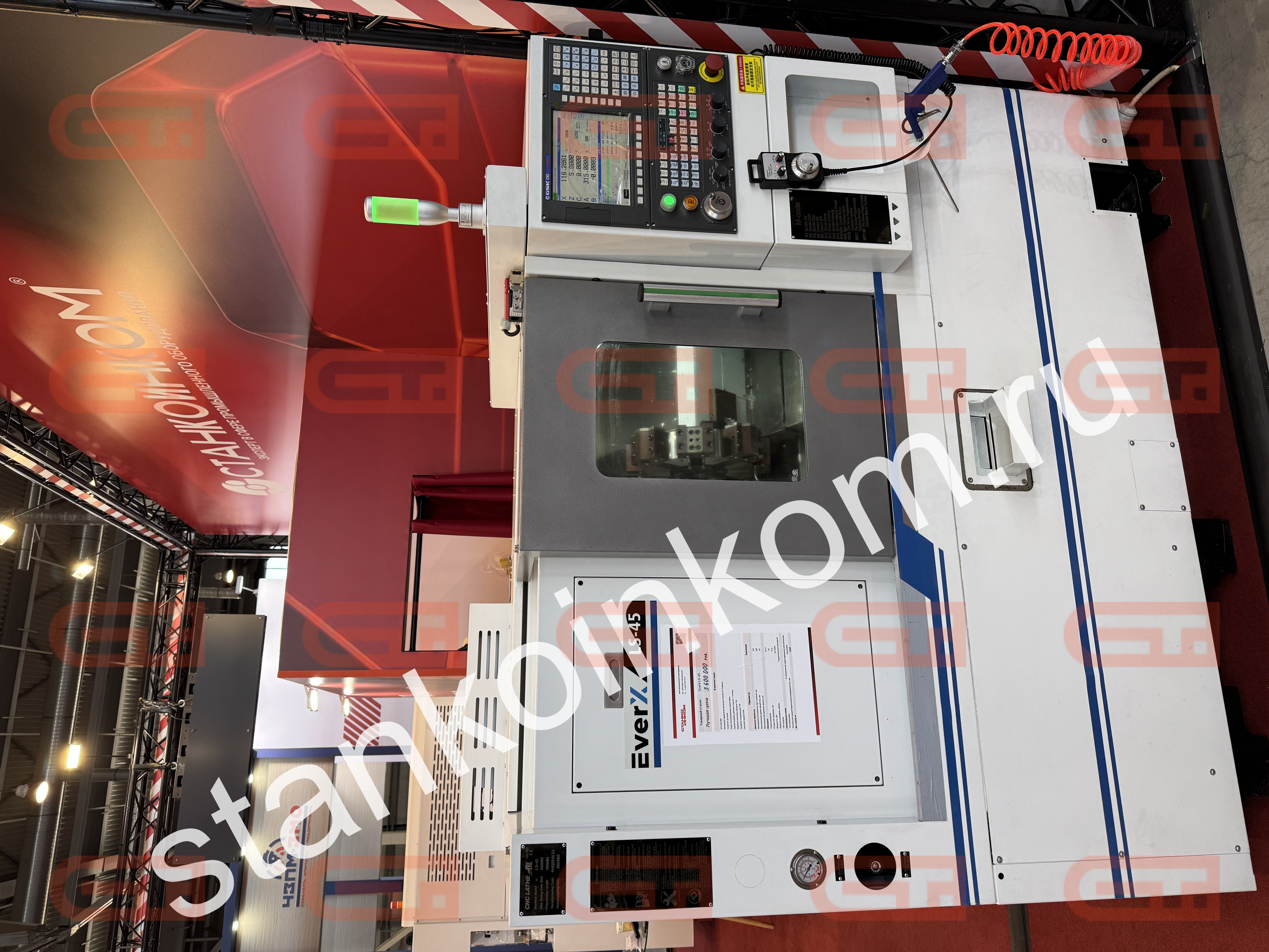 Токарный станок с ЧПУ EverX LS-45 