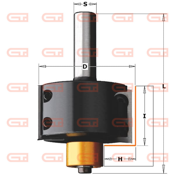 Фрезы четвертные обгонные