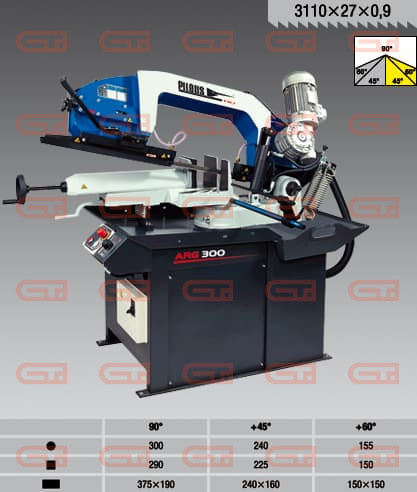 Станок ленточнопильный Pilous ARG 300 