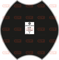 D-30 (термо) Пластырь диагональный 255мм (упак. 5шт) — Станкоинком